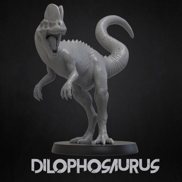 Dilophosaurus - Dinosaurs Set 1 - 3D IP Studios - Terrain Wargaming D&D DnD 28mm 32mm 40mm 54mm