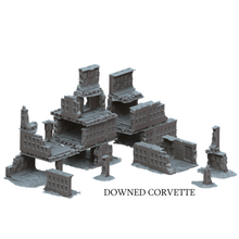Load image into Gallery viewer, Downed Corvette - A Distant Outpost - Multiverse - Terrain Wargaming D&amp;D DnD