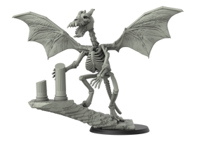 Skeleton Dragon - Fantastic Creatures Set - 3D IP Studios - Terrain Wargaming D&D DnD 28mm 32mm 40mm 54mm 75mm
