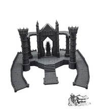 Load image into Gallery viewer, Dark Lord Throne Room - Dominion of the Dark Lord - Tabletop Terrain - Terrain Wargaming D&amp;D DnD