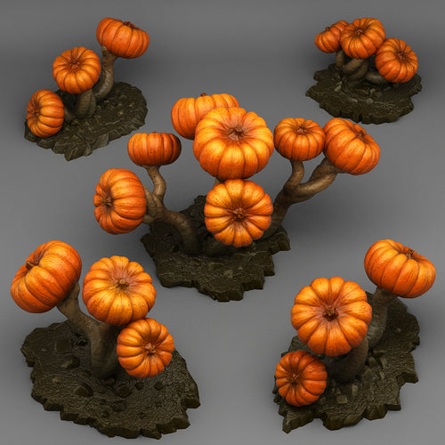 Dark Pumpkin Trees - Print Your Monsters - Wargaming D&D DnD