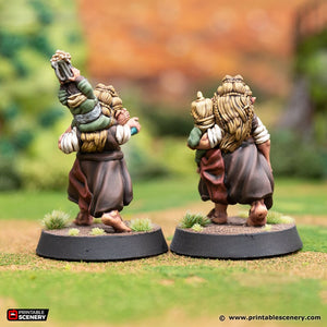 Dell Greenbottle - Rise of the Halflings - Printable Scenery - Terrain, Wargaming, D&D, DnD 28mm 32mm 40mm 54mm