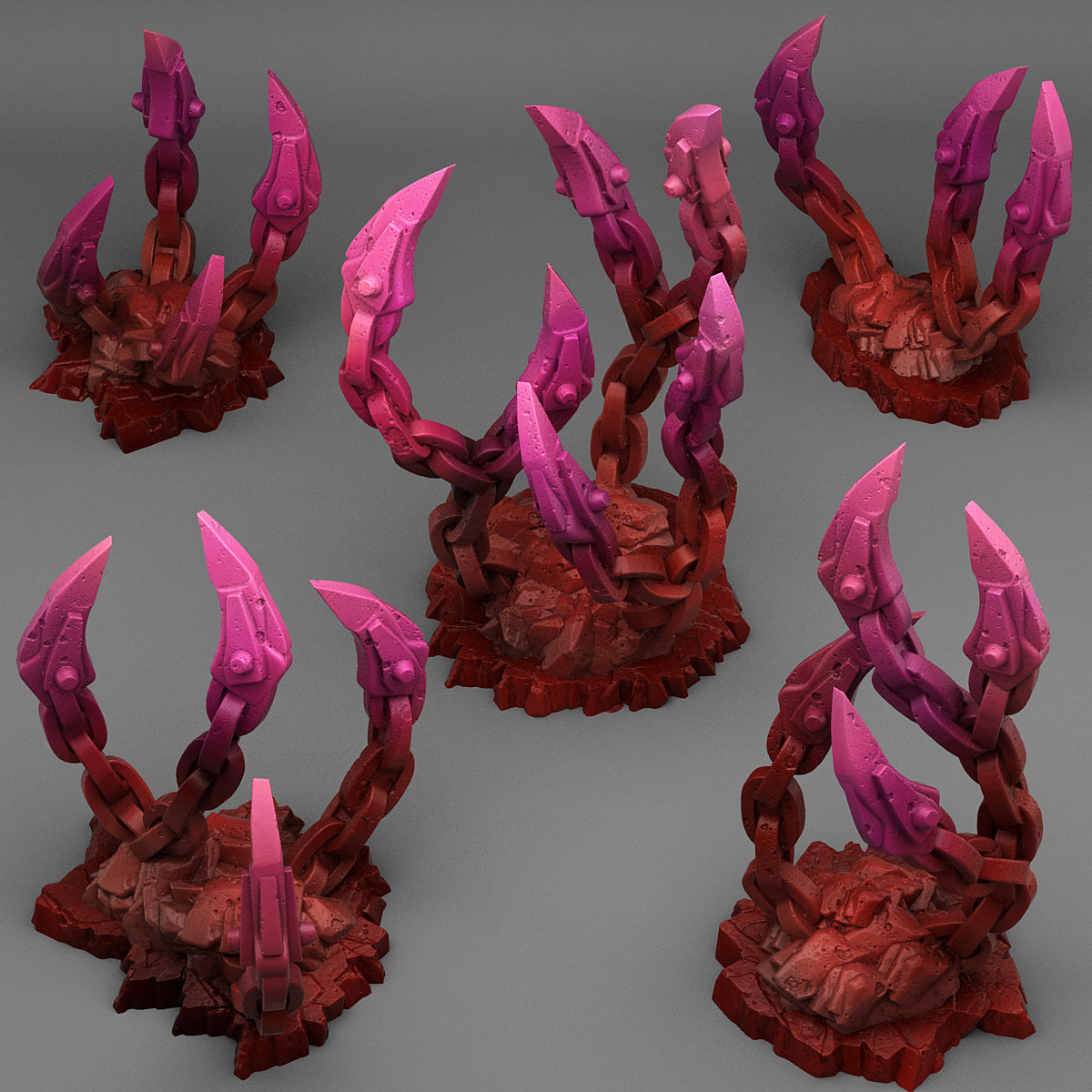 Demoniac Underdark Chains - Print Your Monsters - Wargaming D&D DnD