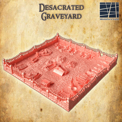 Desecrated Graveyard - Miniatureland Terrain Wargaming D&D DnD