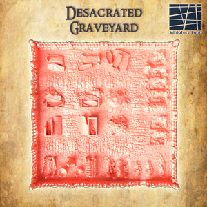 Desecrated Graveyard - Miniatureland Terrain Wargaming D&D DnD