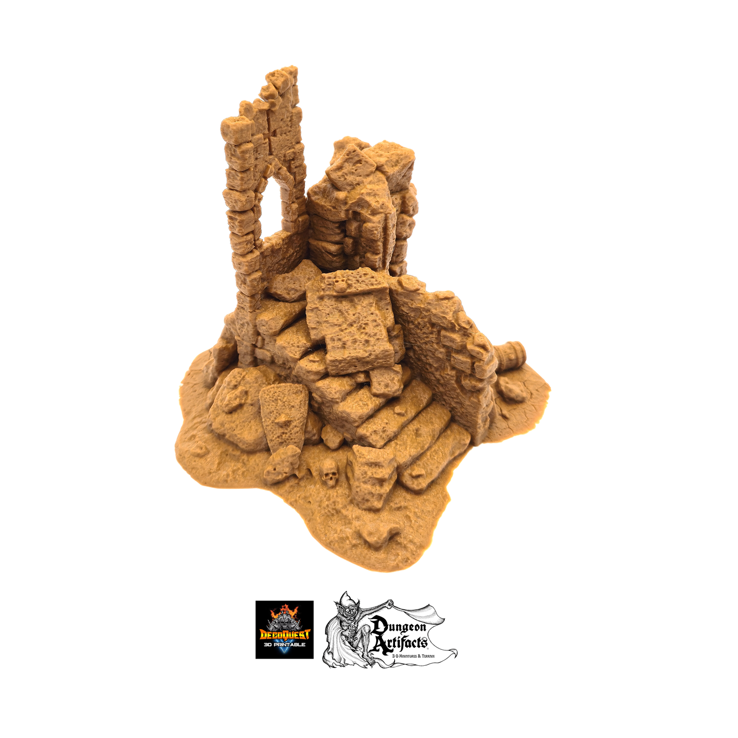 Desecrated Ruin - Decoquest Workshop - Terrain, Wargaming, D&D, DnD