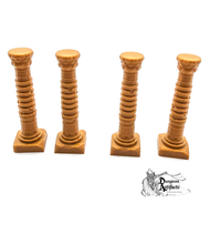 Load image into Gallery viewer, Desert Columns - Egyptian Columns 15mm 28mm 32mm 42mm Empire of Scorching Sands Wargaming Terrain D&amp;D DnD