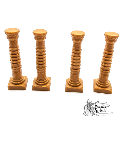 Desert Columns - Egyptian Columns 15mm 28mm 32mm 42mm Empire of Scorching Sands Wargaming Terrain D&D DnD
