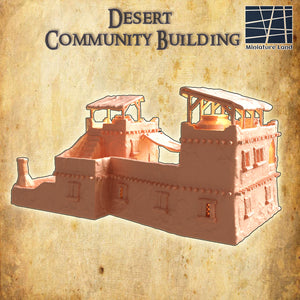Desert Community Building - Miniatureland Terrain Wargaming D&D DnD