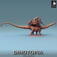 Load image into Gallery viewer, Diplodocus Caravan - Dinotopia - Rescale Miniatures - Wargaming D&amp;D DnD