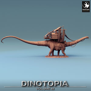 Diplodocus Caravan - Dinotopia - Rescale Miniatures - Wargaming D&D DnD