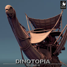 Load image into Gallery viewer, Diplodocus Caravan - Dinotopia - Rescale Miniatures - Wargaming D&amp;D DnD