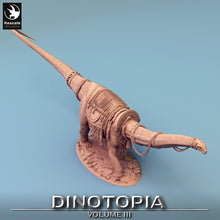 Load image into Gallery viewer, Diplodocus Saddle - Dinotopia - Rescale Miniatures - Wargaming D&amp;D DnD