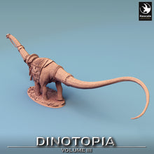 Load image into Gallery viewer, Diplodocus Saddle - Dinotopia - Rescale Miniatures - Wargaming D&amp;D DnD