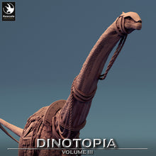 Load image into Gallery viewer, Diplodocus Saddle - Dinotopia - Rescale Miniatures - Wargaming D&amp;D DnD
