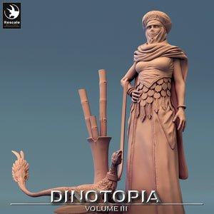Discuss Woman - Dinotopia - Rescale Miniatures - Wargaming D&D DnD