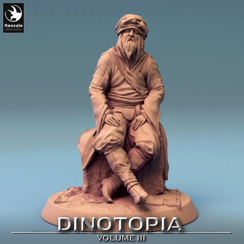 Look Elder - Dinotopia - Rescale Miniatures - Wargaming D&D DnD
