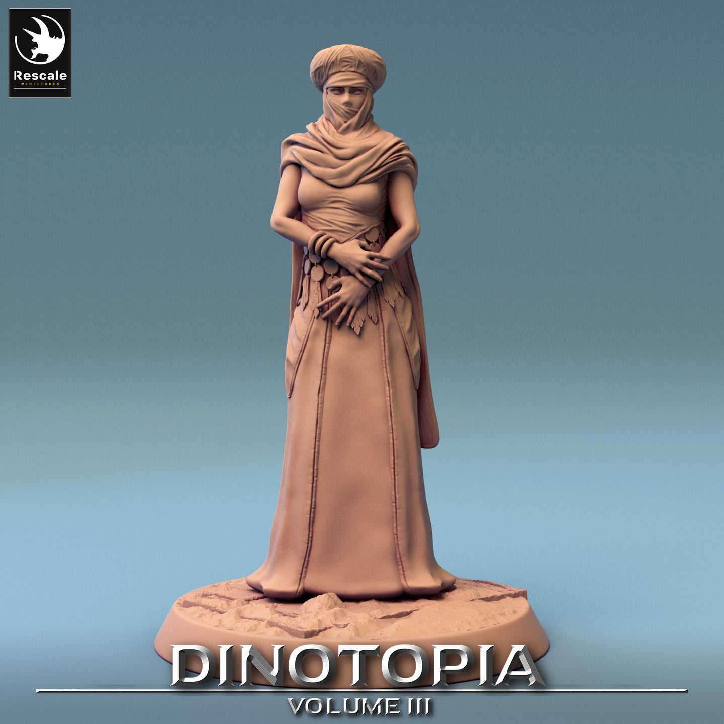 Look Woman - Dinotopia - Rescale Miniatures - Wargaming D&D DnD