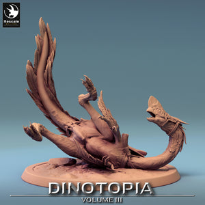 Oviraptor - Fall - Dinotopia - Rescale Miniatures - Wargaming D&D DnD