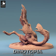 Load image into Gallery viewer, Oviraptor - Fall - Dinotopia - Rescale Miniatures - Wargaming D&amp;D DnD