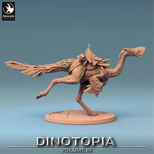 Load image into Gallery viewer, Oviraptor - Sprint Saddle No Rider - Dinotopia - Rescale Miniatures - Wargaming D&amp;D DnD