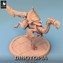 Load image into Gallery viewer, Oviraptor - Sprint Saddle No Rider - Dinotopia - Rescale Miniatures - Wargaming D&amp;D DnD