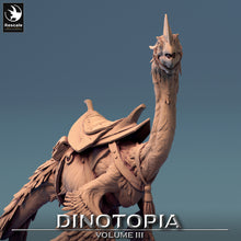 Load image into Gallery viewer, Oviraptor - Turn Saddle No Rider- Dinotopia - Rescale Miniatures - Wargaming D&amp;D DnD