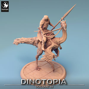 Oviraptor - Walk With Rider - Dinotopia - Rescale Miniatures - Wargaming D&D DnD