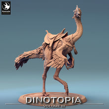 Load image into Gallery viewer, Oviraptor - Walk Saddle No Rider- Dinotopia - Rescale Miniatures - Wargaming D&amp;D DnD