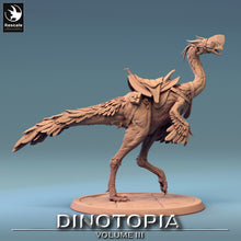 Load image into Gallery viewer, Oviraptor - Walk Saddle No Rider- Dinotopia - Rescale Miniatures - Wargaming D&amp;D DnD