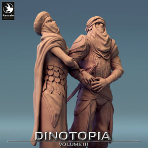 Stair Lovers - Dinotopia - Rescale Miniatures - Wargaming D&D DnD