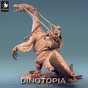 Therizinosaurus - Accident With Rider - Dinotopia - Rescale Miniatures - Wargaming D&D DnD