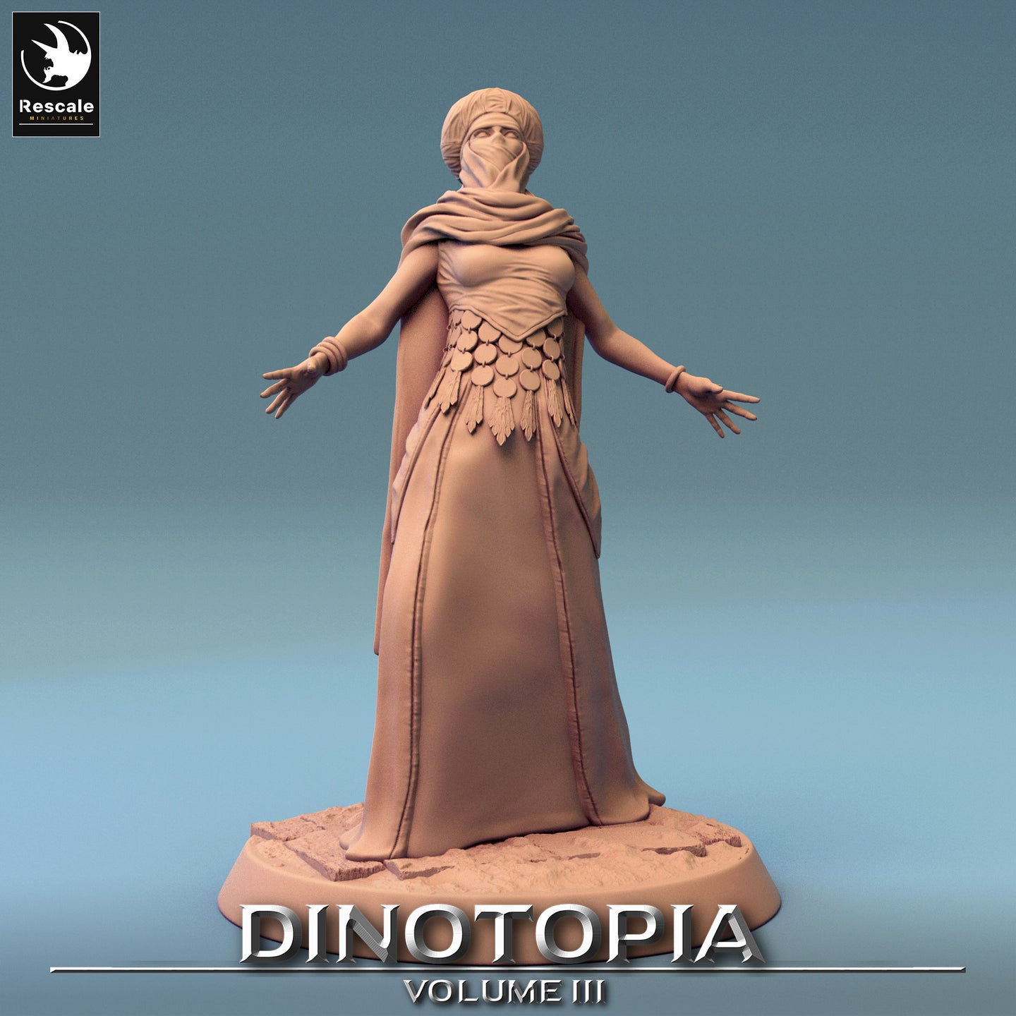 Tower Woman - Dinotopia - Rescale Miniatures - Wargaming D&D DnD