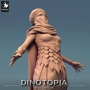 Tower Woman - Dinotopia - Rescale Miniatures - Wargaming D&D DnD