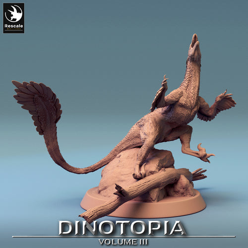Pyroraptor - Wild Fall - Dinotopia - Rescale Miniatures - Wargaming D&D DnD
