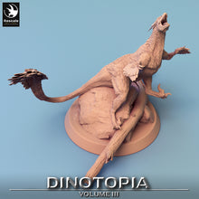 Load image into Gallery viewer, Pyroraptor - Wild Fall - Dinotopia - Rescale Miniatures - Wargaming D&amp;D DnD