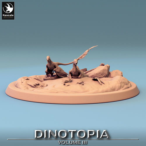 Microraptor - Nest - Dinotopia - Rescale Miniatures - Wargaming D&D DnD