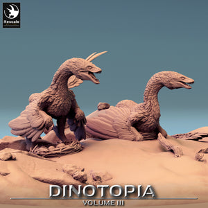 Microraptor - Nest - Dinotopia - Rescale Miniatures - Wargaming D&D DnD