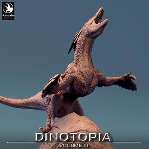 Pyroraptor - Wild Rock - Dinotopia - Rescale Miniatures - Wargaming D&D DnD
