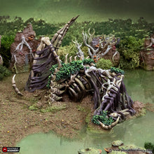 Load image into Gallery viewer, Dragon Carcass - The Gloaming Swamps - Printable Scenery Terrain Wargaming D&amp;D DnD 15mm 20mm 28mm 32mm 40mm 54mm