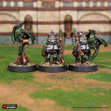 Load image into Gallery viewer, Dragon Handler - Rise of the Halflings - Printable Scenery - Terrain, Wargaming, D&amp;D, DnD 28mm 32mm 40mm 54mm