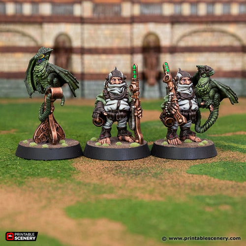 Dragon Handler - Rise of the Halflings - Printable Scenery - Terrain, Wargaming, D&D, DnD 28mm 32mm 40mm 54mm