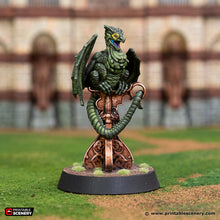 Load image into Gallery viewer, Dragon Handler - Rise of the Halflings - Printable Scenery - Terrain, Wargaming, D&amp;D, DnD 28mm 32mm 40mm 54mm