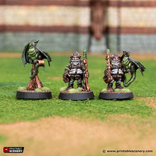 Load image into Gallery viewer, Dragon Handler - Rise of the Halflings - Printable Scenery - Terrain, Wargaming, D&amp;D, DnD 28mm 32mm 40mm 54mm