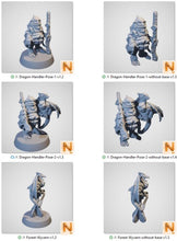 Load image into Gallery viewer, Dragon Handler - Rise of the Halflings - Printable Scenery - Terrain, Wargaming, D&amp;D, DnD 28mm 32mm 40mm 54mm