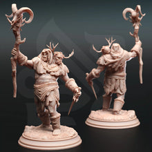 Load image into Gallery viewer, Droggod Tribe Ettin Savages - Adventure Continues - DM Stash - Wargaming D&amp;D DnD, 28mm, 32mm, 40mm, 54mm, 75mm, 100mm, 125mm