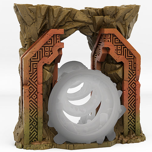 Dwarf Portal With Its Rock Vortex Effect - Print Your Monsters - Wargaming D&D DnD
