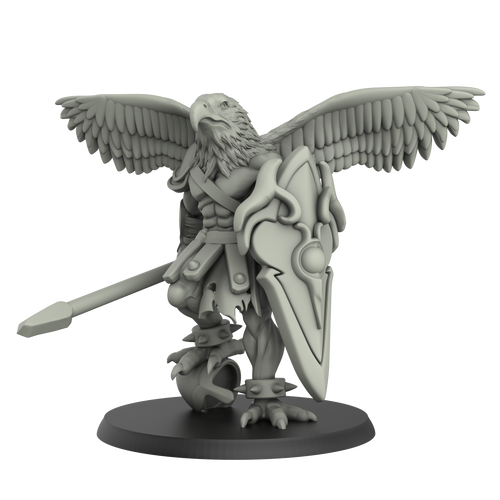 Eagle Man - Fantastic Creatures Set - 3D IP Studios - Terrain Wargaming D&D DnD 28mm 32mm 40mm 54mm 75mm 100mm