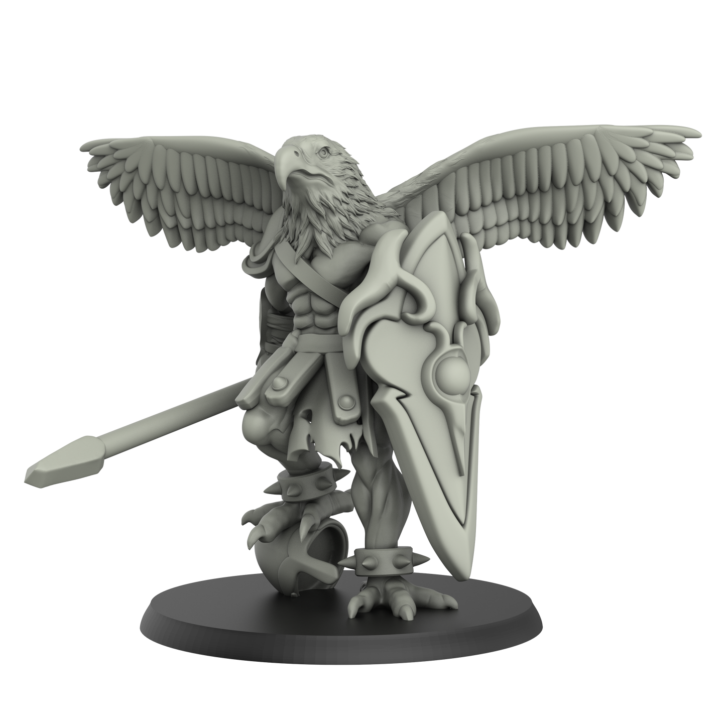 Eagle Man - Fantastic Creatures Set - 3D IP Studios - Terrain Wargaming D&D DnD 28mm 32mm 40mm 54mm 75mm 100mm
