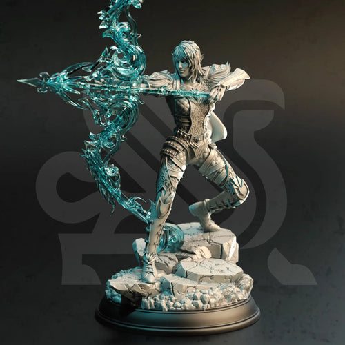 Eldiara Brinilmin’s Archer - Adventure Continues - DM Stash - Wargaming D&D DnD, 28mm, 32mm, 40mm, 54mm, 75mm, 100mm, 125mm